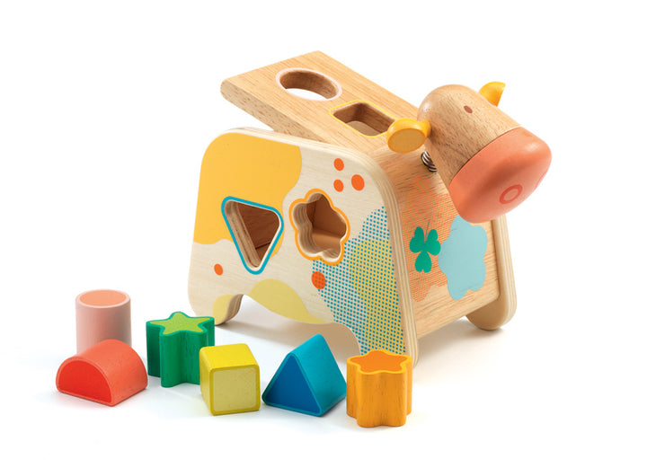 DJECO - WOOD SORTER CACHATOU COW 