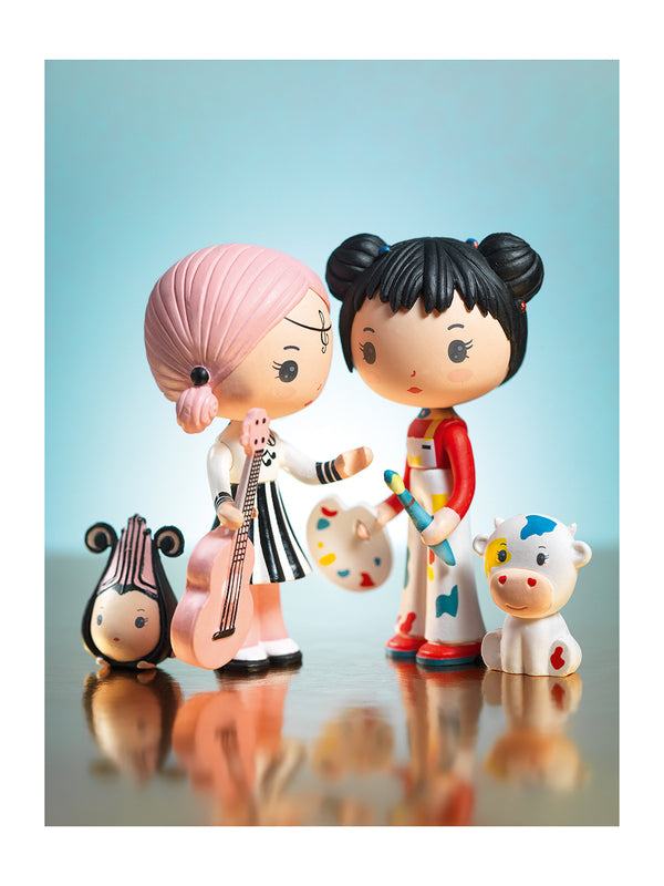 DJECO - TINYLY: ZIDONIE & ZICK FIGURINES 