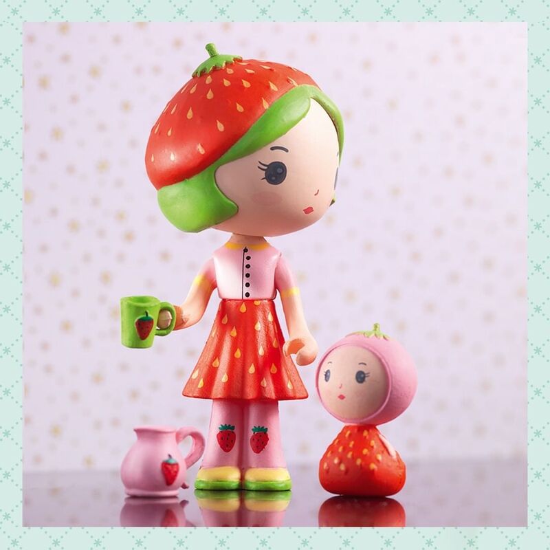 DJECO - TINYLY: BERRY & LILA FIGURINES 