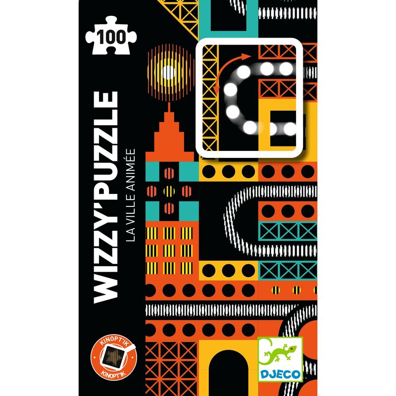 DJECO - THE LIVELY CITY 100PC WIZZY PUZZLE