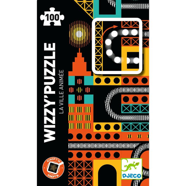 DJECO - THE LIVELY CITY 100PC WIZZY PUZZLE