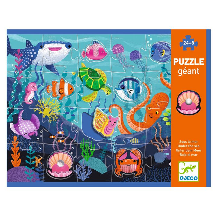 DJECO - TACTILE GIANT SEA PUZZLE 32PC