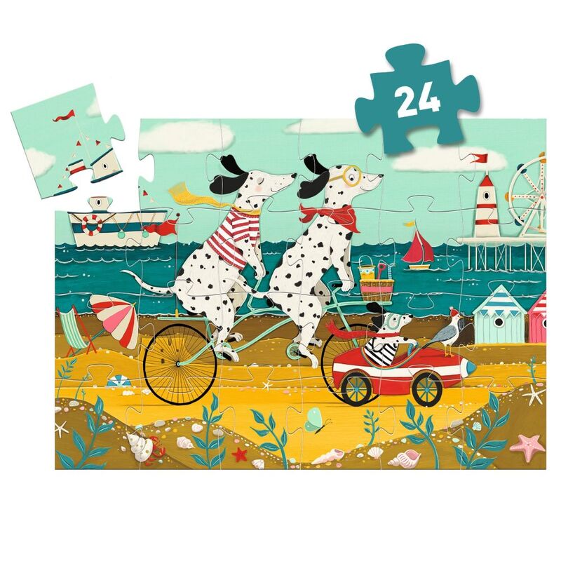 DJECO - SILHOUETTE PUZZLE: OLLIE THE DALMATION 