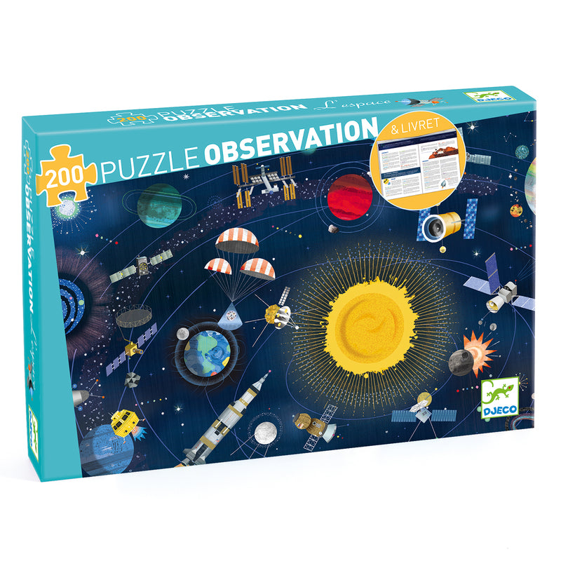 DJECO - OBSERVATION PUZZLE: SPACE 200 PC 