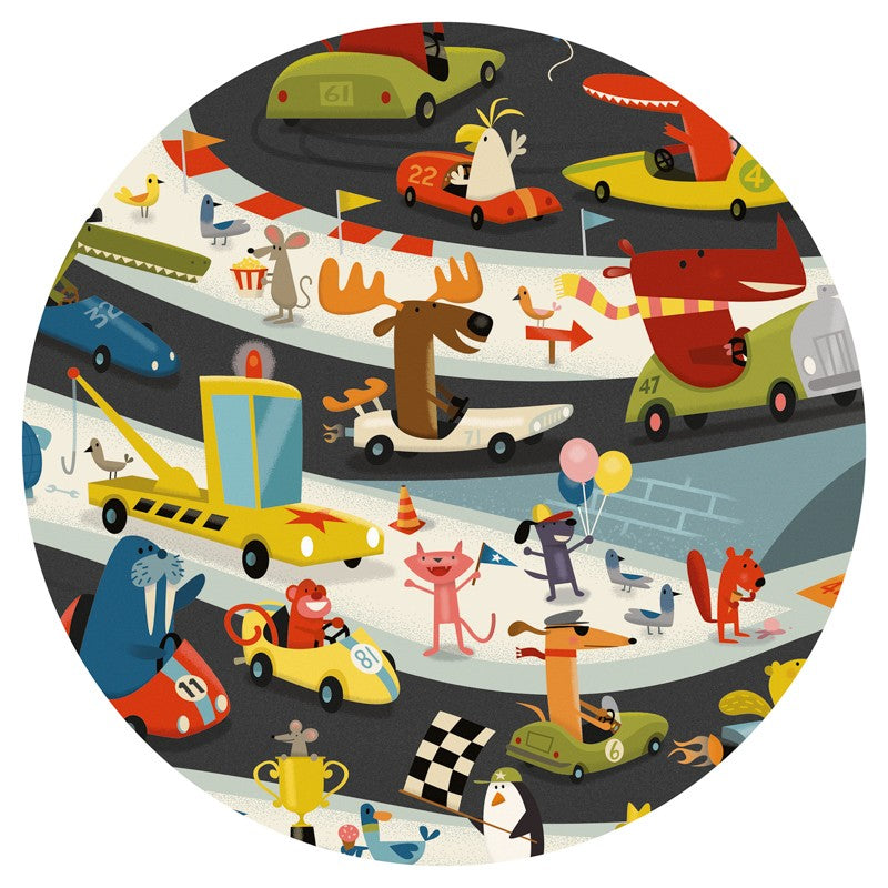 DJECO - OBSERVATION PUZZLE: CAR RALLY 54PC 