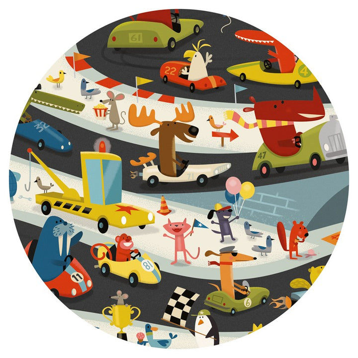 DJECO - OBSERVATION PUZZLE: CAR RALLY 54PC 