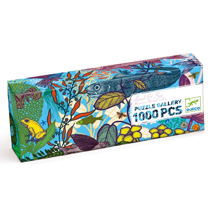 DJECO - LAND & SEA 1000PC GALLERY PUZZLE 