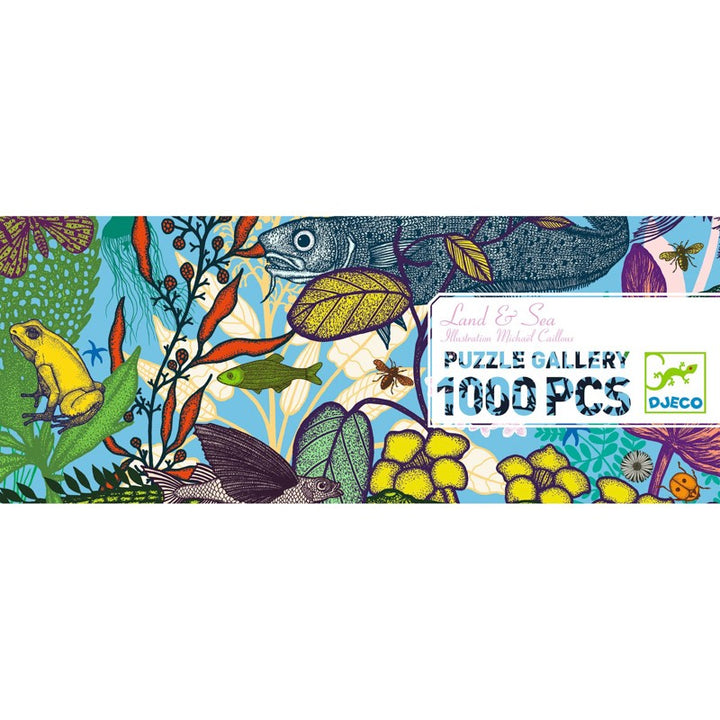 DJECO - LAND & SEA 1000PC GALLERY PUZZLE 