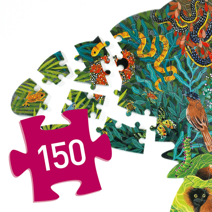 DJECO - ART PUZZLE: CHAMELEON 150PC 