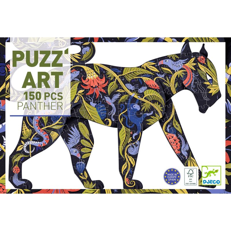 DJECO - PANTHER 150PC ART PUZZLE