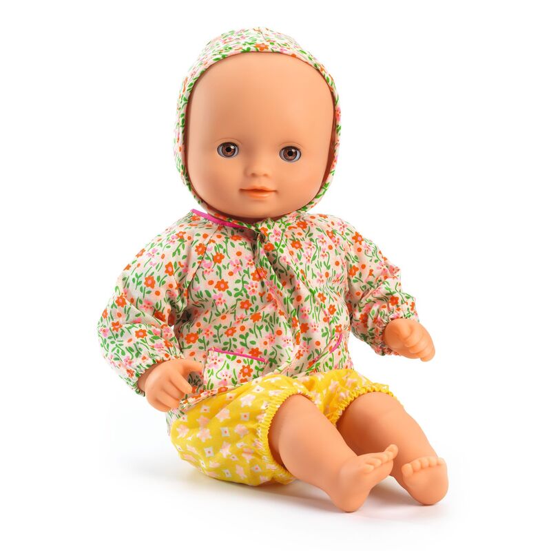 DJECO - POMEA: WASHABLE SOFT BODY DOLL: FLORA