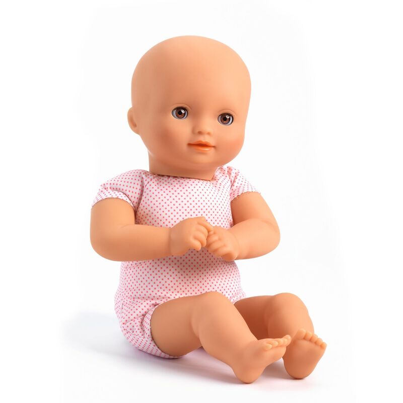 DJECO - POMEA: WASHABLE SOFT BODY DOLL: FLORA