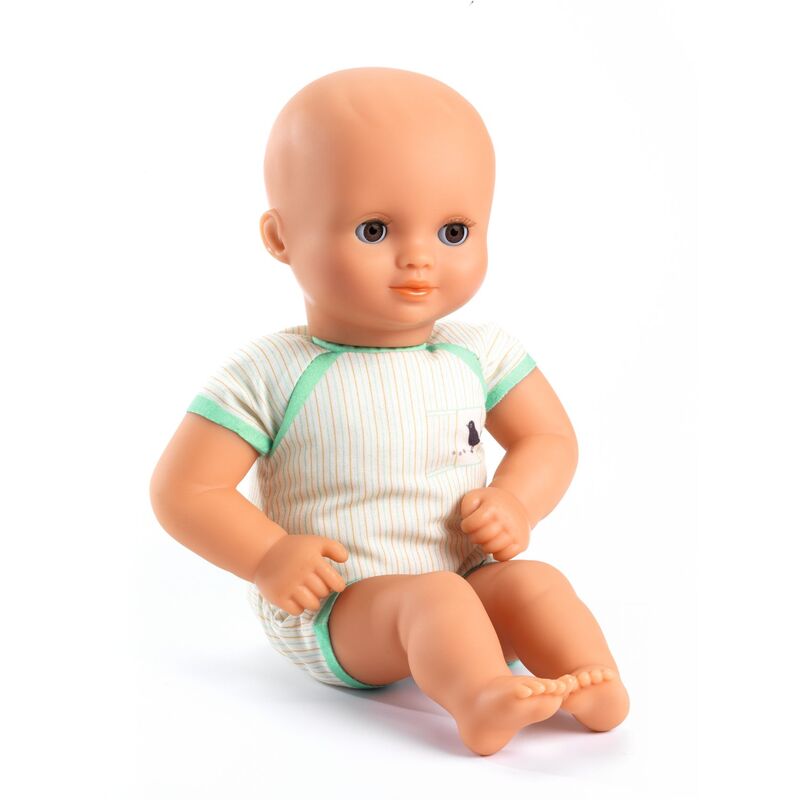 DJECO - POMEA: WASHABLE SOFT BODY DOLL: PISTACHE