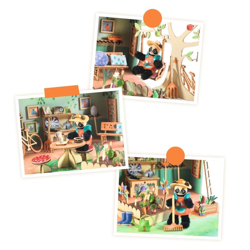 DJECO - DIY HOME MAKING KIT: OLIVE MI HOUSE 
