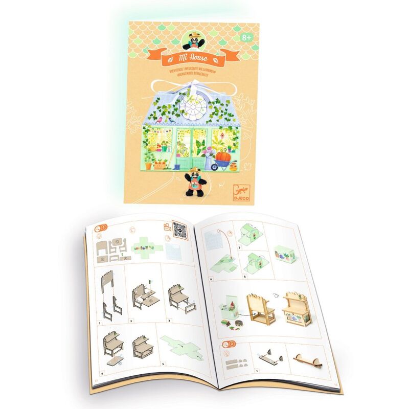 DJECO - DIY HOME MAKING KIT: OLIVE MI HOUSE 