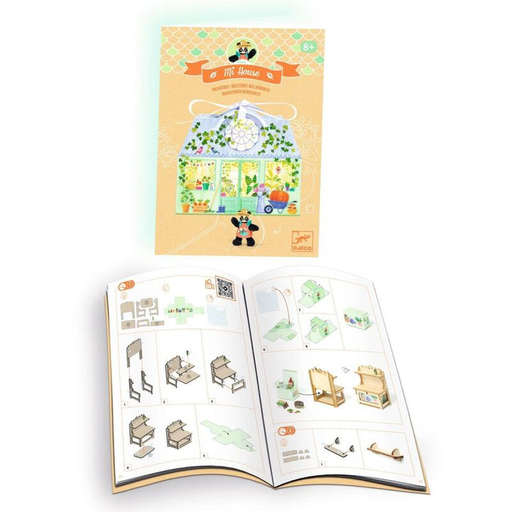 DJECO - DIY HOME MAKING KIT: OLIVE MI HOUSE 