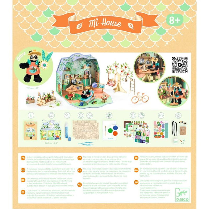 DJECO - DIY HOME MAKING KIT: OLIVE MI HOUSE 