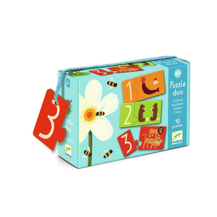 DJECO - DUO PUZZLE NUMBERS 20PC 