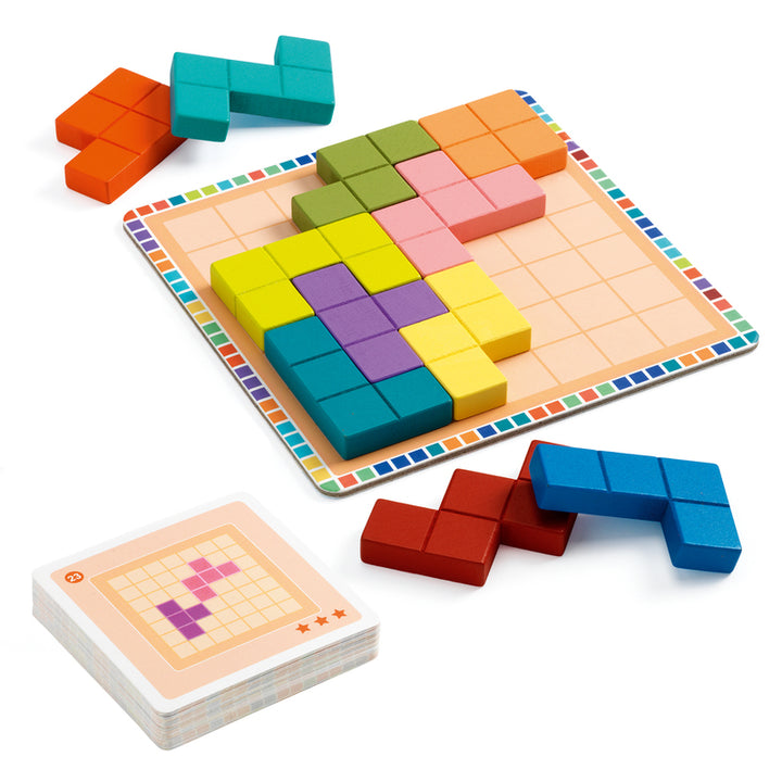 DJECO - SOLOGIC GAME: POLYISSIMO WITH 30 CHALLENGES