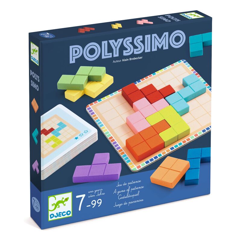 DJECO - SOLOGIC GAME: POLYISSIMO WITH 30 CHALLENGES