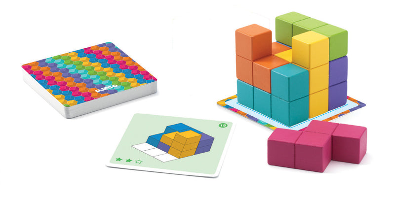 DJECO - SOLOGIC GAME: CUBISSIMO WITH 60 CHALLENGES