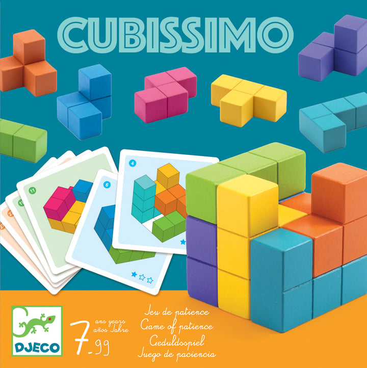 DJECO - SOLOGIC GAME: CUBISSIMO WITH 60 CHALLENGES