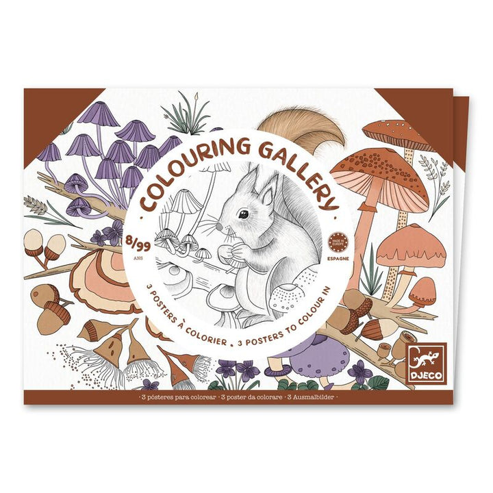 DJECO - NATURALIST COLOURING GALLERY 