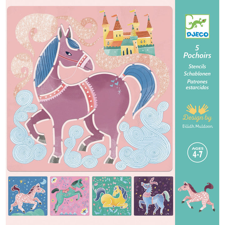 DJECO - HORSE STENCILS