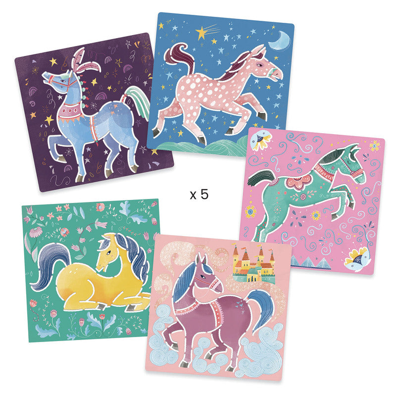 DJECO - HORSE STENCILS