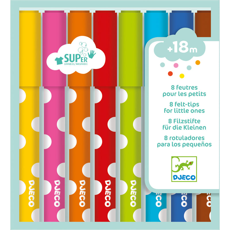 DJECO - FELT TIPS FOR LITTLE ONES 