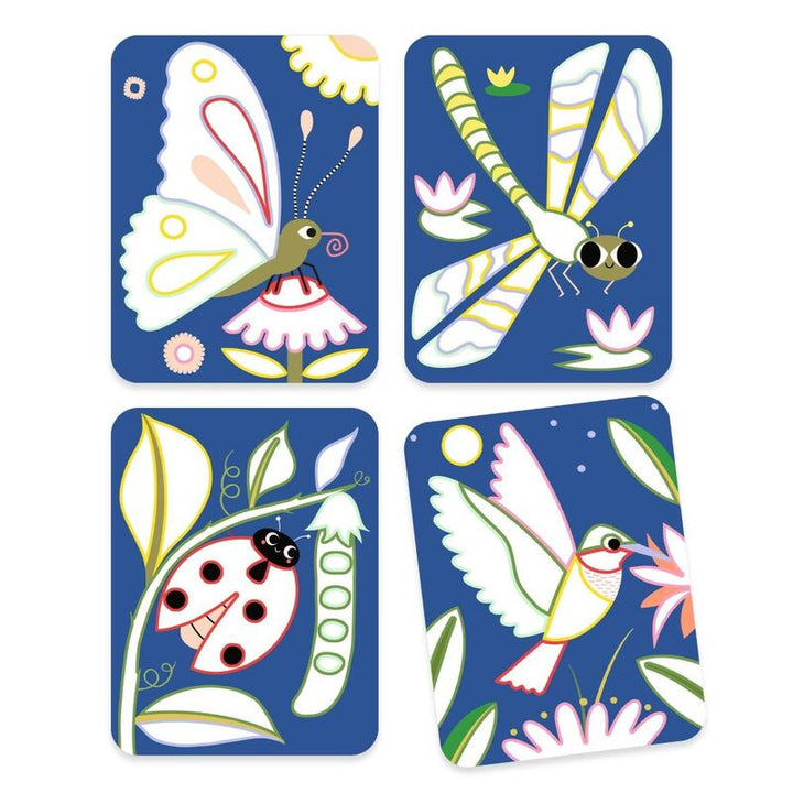 DJECO - CREEPY CRAWLIES BUG PAINTING SET WITH PALETTE 