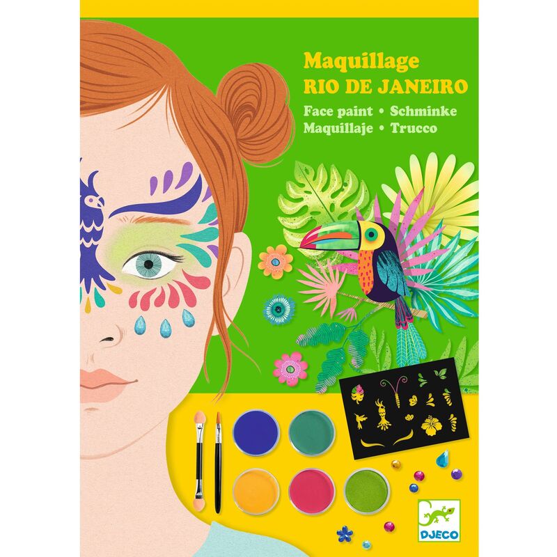 DJECO - RIO DE JANEIRO FACE PAINT KIT