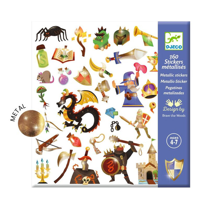 DJECO - STICKERS: MEDIEVAL FASTASY 