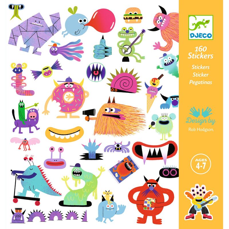 DJECO - STICKERS: MONSTER 