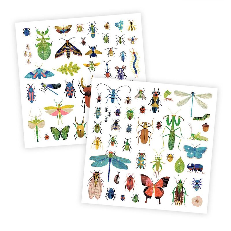 DJECO - STICKERS: MICROCOSOMS METALLIC 