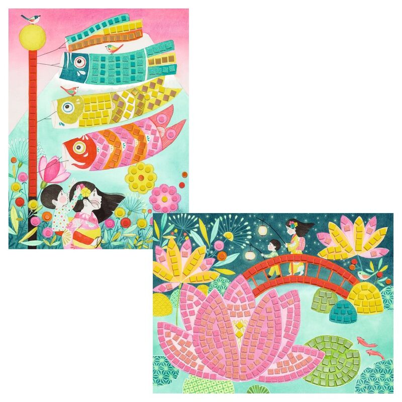 DJECO - KYOTO JAPAN FOAM MOSAIC COLLAGE 