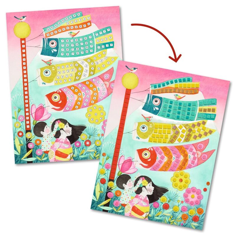 DJECO - KYOTO JAPAN FOAM MOSAIC COLLAGE 