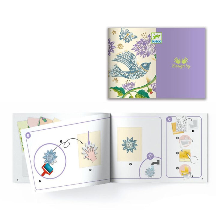 DJECO - PASSIONFLOWER ENGRAVING AND PAINTING