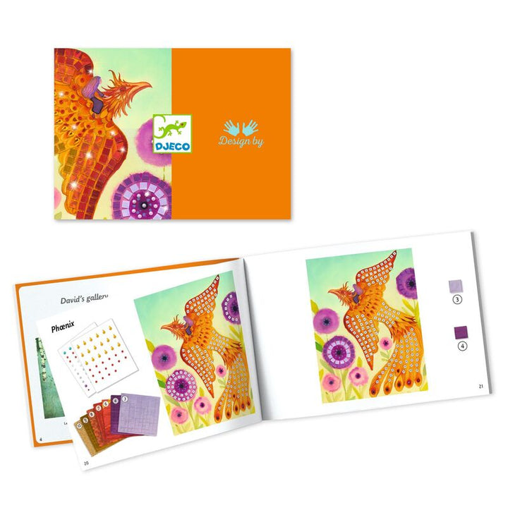 DJECO - MYTHICAL CREATURES MOSAIC COLLAGE SET
