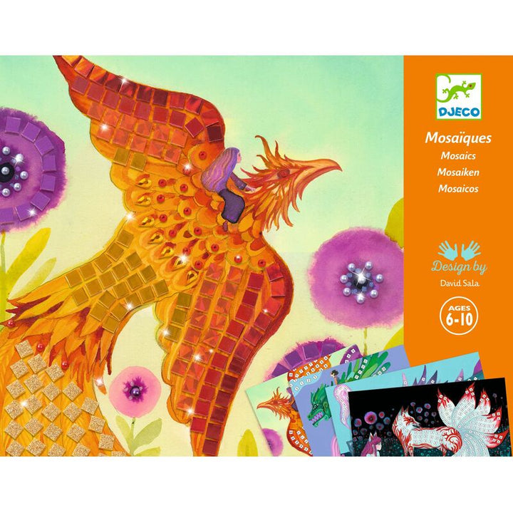 DJECO - MYTHICAL CREATURES MOSAIC COLLAGE SET