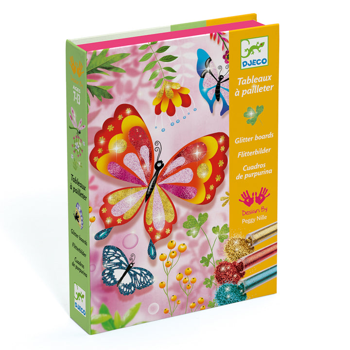DJECO - GLITTER BOARDS:  BUTTERFLIES 