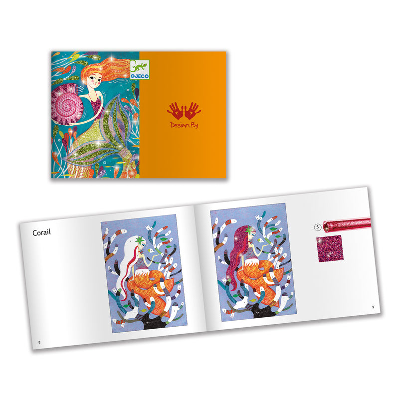 DJECO - GLITTER BOARDS: MERMAIDS 