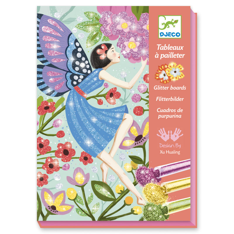 DJECO - GLITTER BOARDS: THE GENTLE LIFE OF FAIRIES 