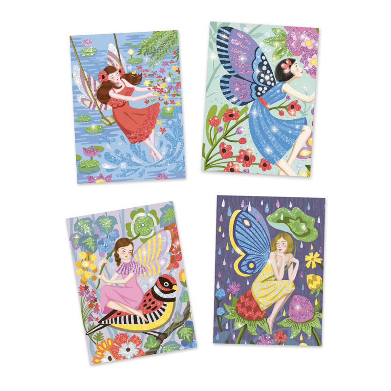 DJECO - GLITTER BOARDS: THE GENTLE LIFE OF FAIRIES 