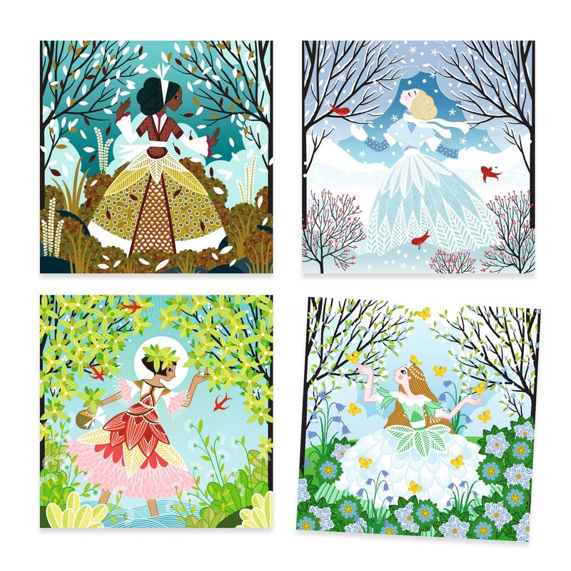 DJECO - FOIL ART: DRESSES