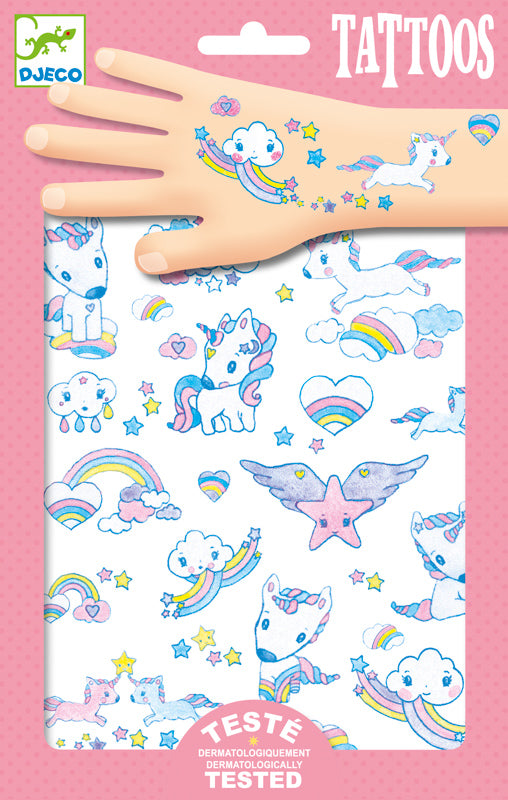 DJECO - TATTOOS: UNICORNS
