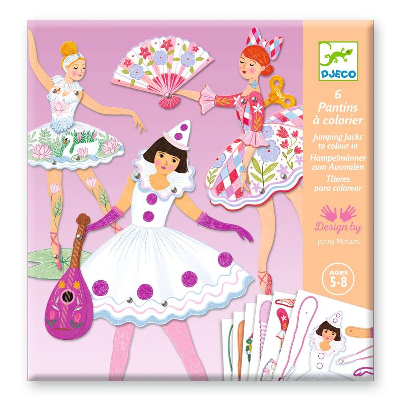 DJECO - BALLET PAPER PUPPETS 