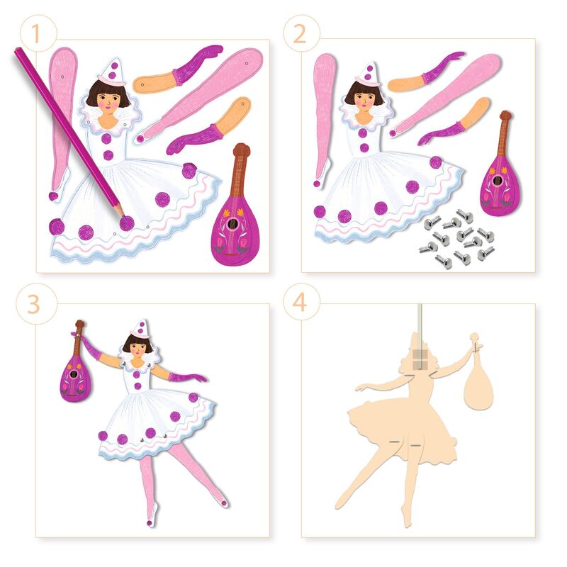 DJECO - BALLET PAPER PUPPETS 
