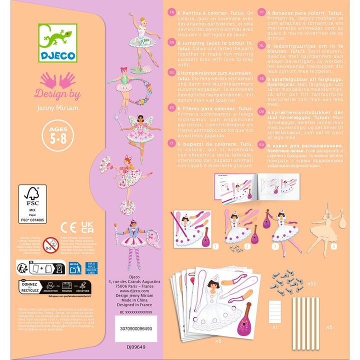 DJECO - BALLET PAPER PUPPETS 