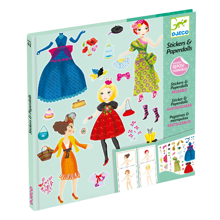 DJECO - FASHION STICKERS AND PAPER DOLLS